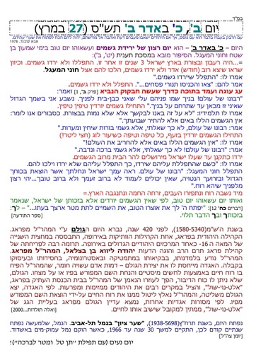 כ אדר ב' ה'תשס