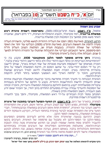 כח שבט ה'תשסב