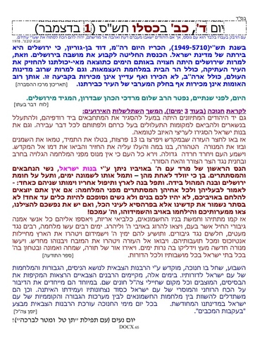 כב כסלו ה'תשס